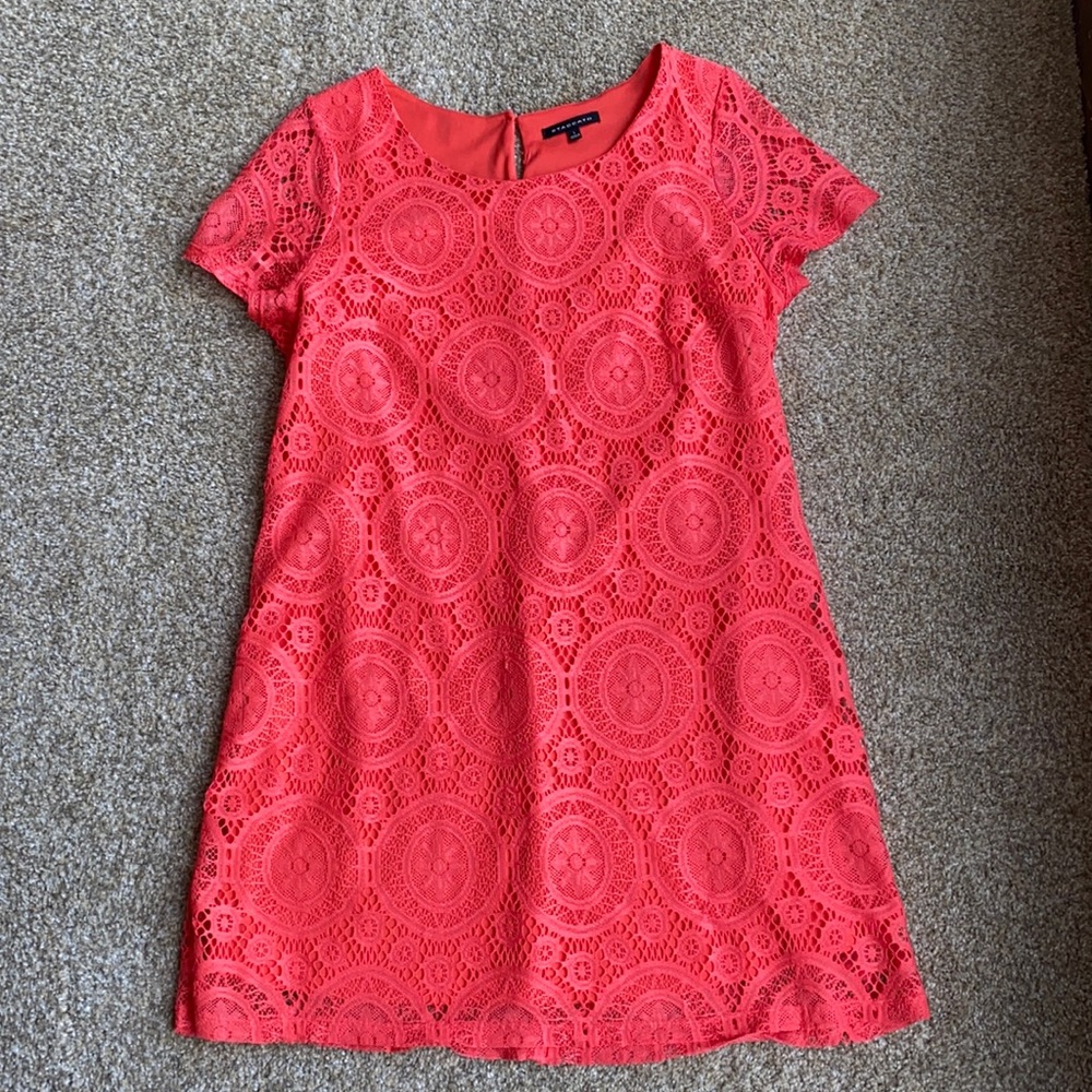 Short sleeve top tunic coral size L